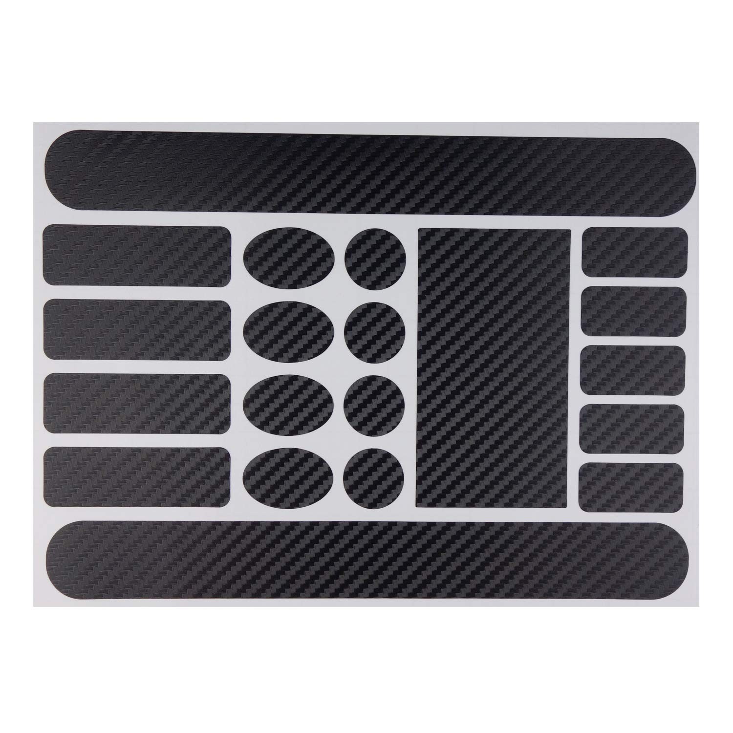 Zelerdo 3 Pack Bike Frame Chain Protective Guard Pad and 3 Pieces 3+3 black
