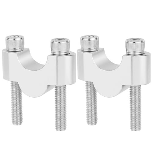 22mm Handlebar Risers 7/8’’ Motorcycle ATV Dirt 20mm(0.78inch) Sand Silver