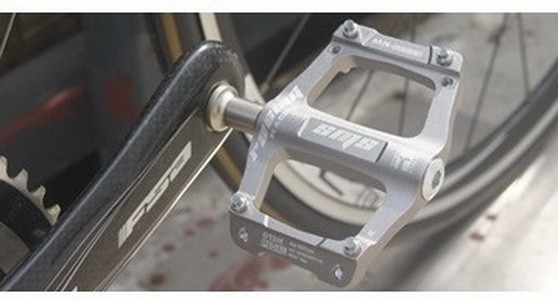 SMS Ultralight Cnc Aluminum Alloy Bike Platform 3 Bearings Non-Slip Pedal Gray