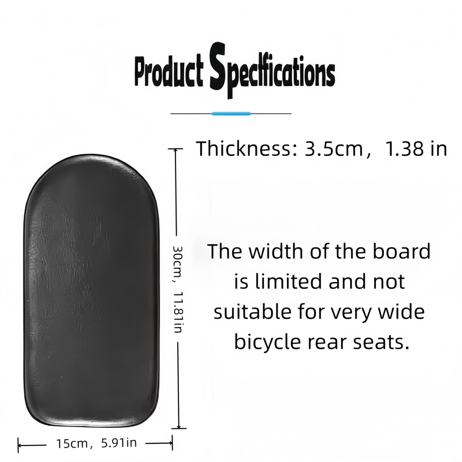 chhcjqyyf Bike Saddles Universal Fit for Standard and Ebikes Comfortable Bike Se