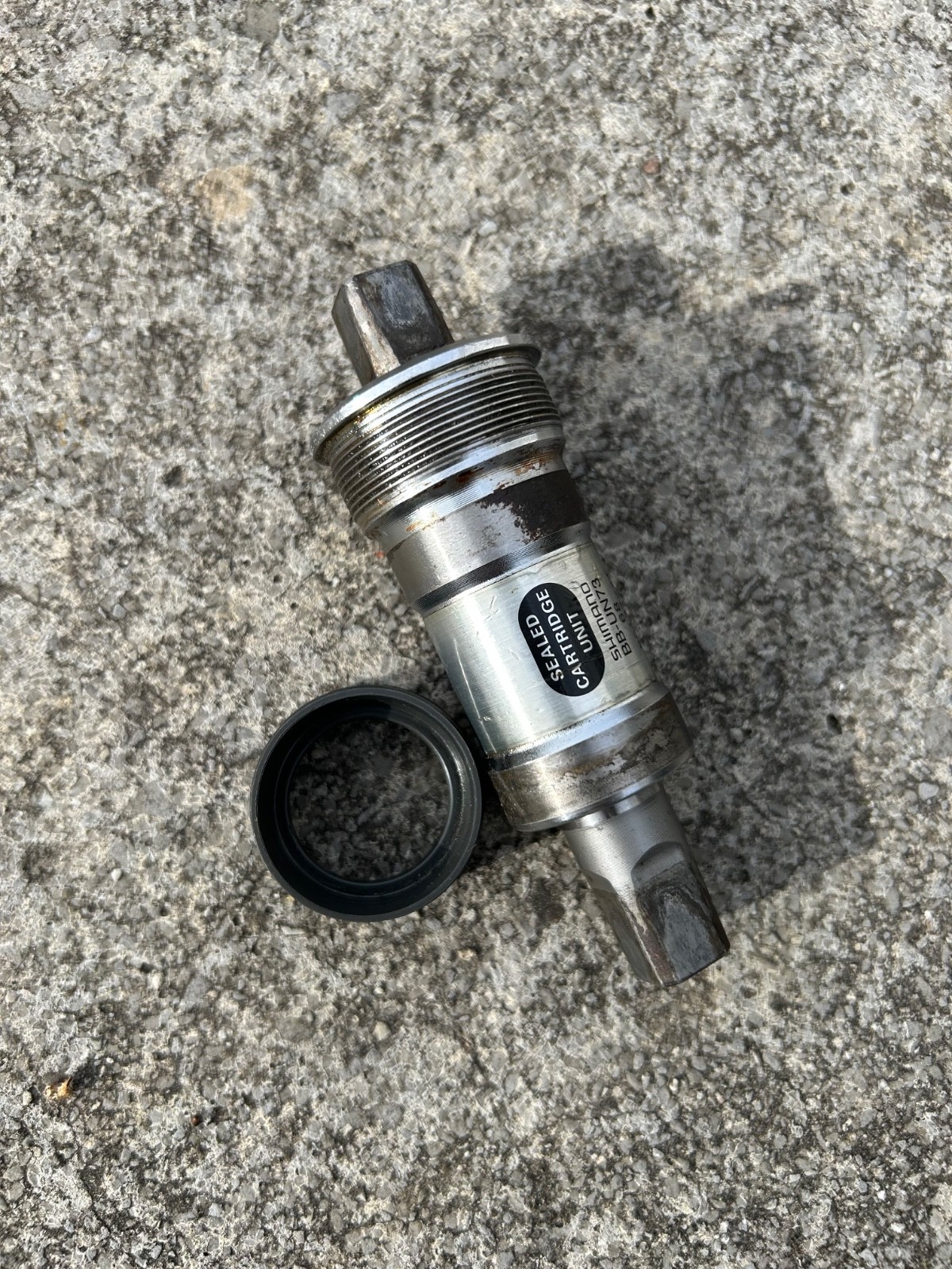 Shimano BB-UN73 Square Taper JIS 68mm Bottom Bracket 110mm length BSA English