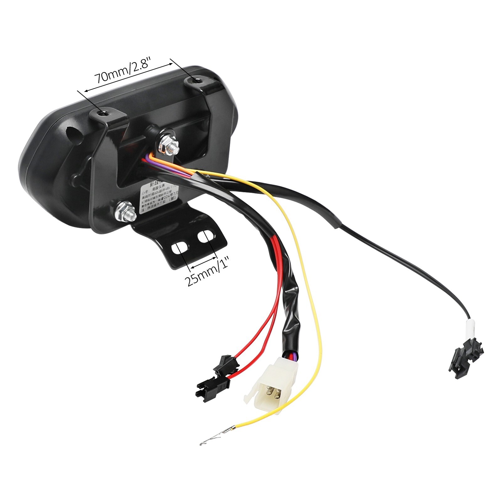 48V 60V 72V Speedometer LCD Display Panel Screen Power Indicator E Bike Scooter