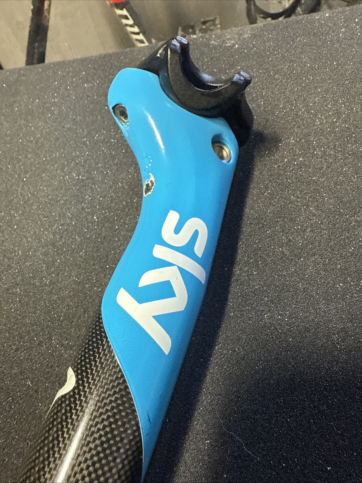 Pinarello Team Sky Carbon Bicycle Seatpost 31.6 Broken For Art (9451)