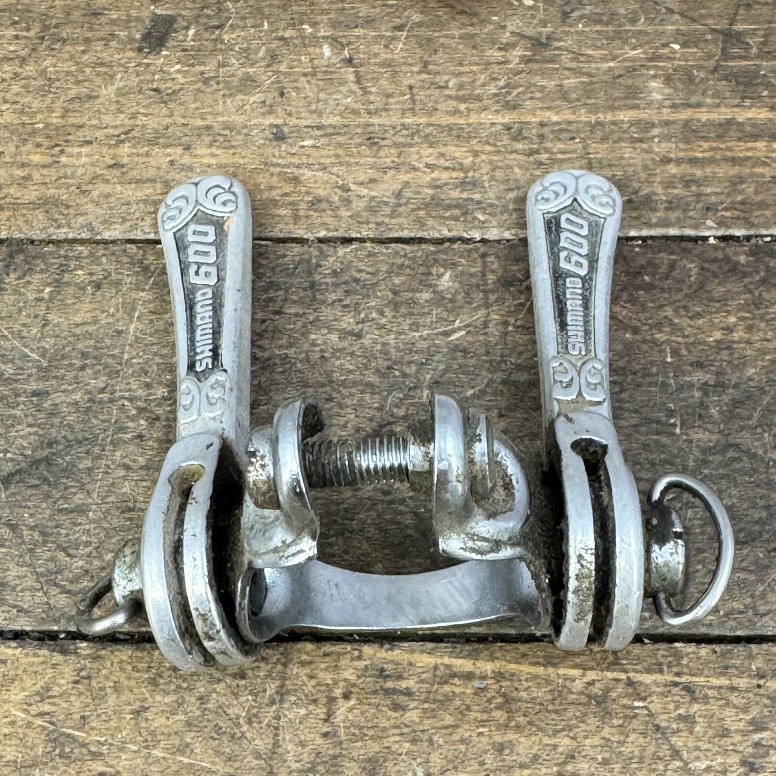 Vintage Shimano 600 Arabesque Shift Levers Shifter Set 28.6 Clamp Road 70s 80s