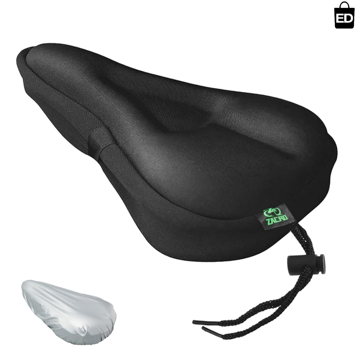 Comfortable Bike Seat Cushion with Gel Pad – Easy Install & Indoor/Outdoor Use