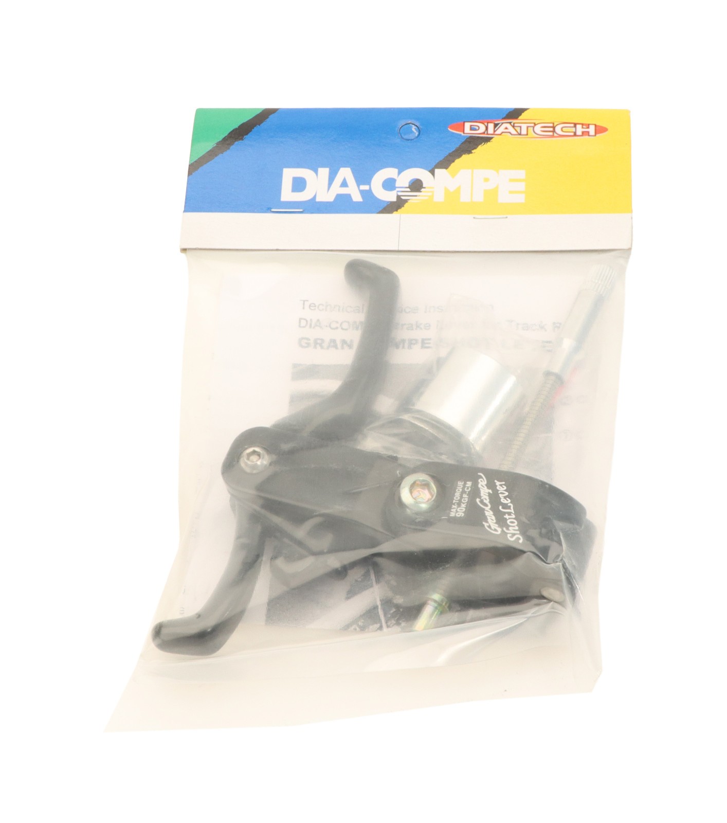 Dia-Compe Gran Compe Shot Lever 25.4mm & 22.2mm Clamp Black Dual Pull NEW NOS