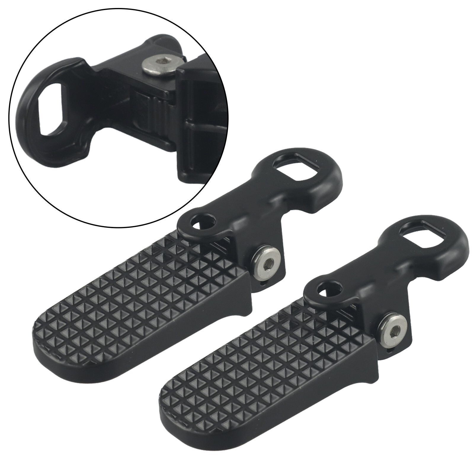 Mountain Bike Rear Pedal Footrest Aluminum Alloy Electric Bicycle Foot Peg