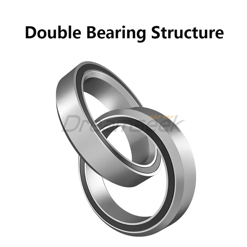 Bicycle Headset Bike Threadless External Bearing Fork Stem Steerer Cap Folding