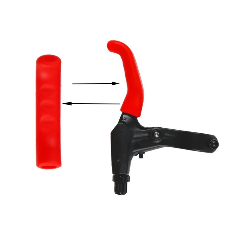 1Pair MEROCA Bike Brake Lever Silicone Grip Covers, Bicycle Handle Accessories
