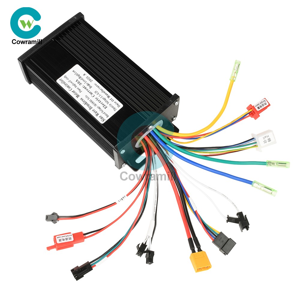36V 48V 64V 30A Sine Wave Brushless Motor Controller 750W-1500W Drive S866 Gauge