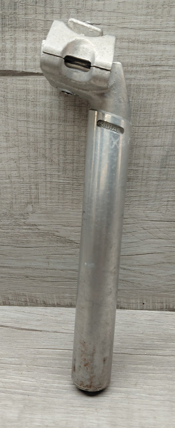 Vintage Sakae CR 1-Bolt Micro Adjust Alloy Seatpost 26.6 mm Silver 190 mm Bike