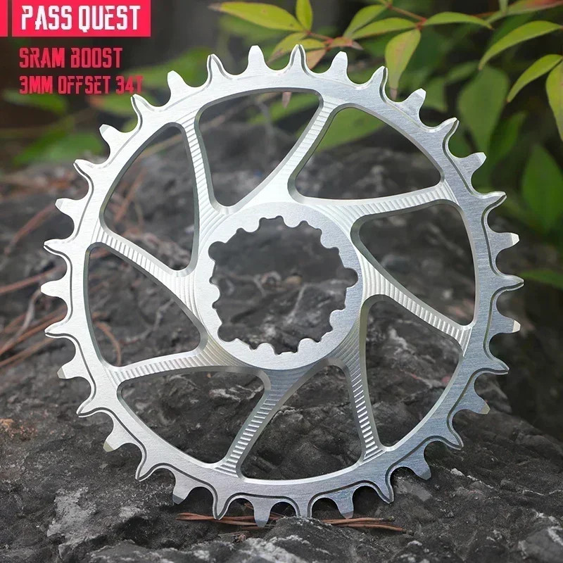 3mm Offset for Crankset Mountain Bicycle Narrow Wide Chainring 28-38T Chainwheel