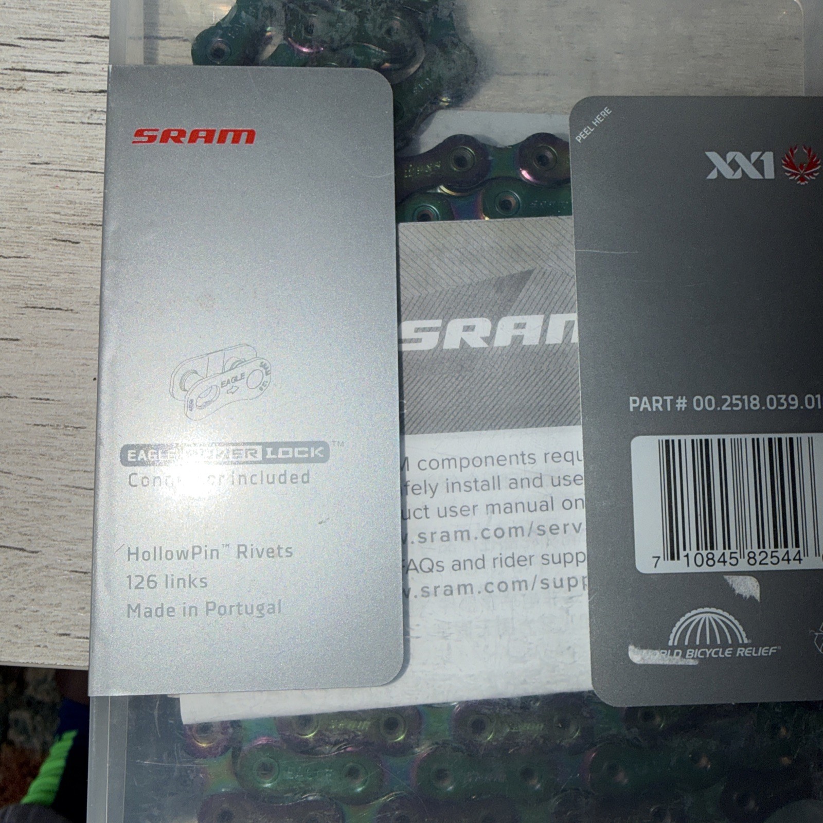 SRAM XX1 EAGLE 12 SPEED RAINBOW CHAIN! NEW IN BOX!