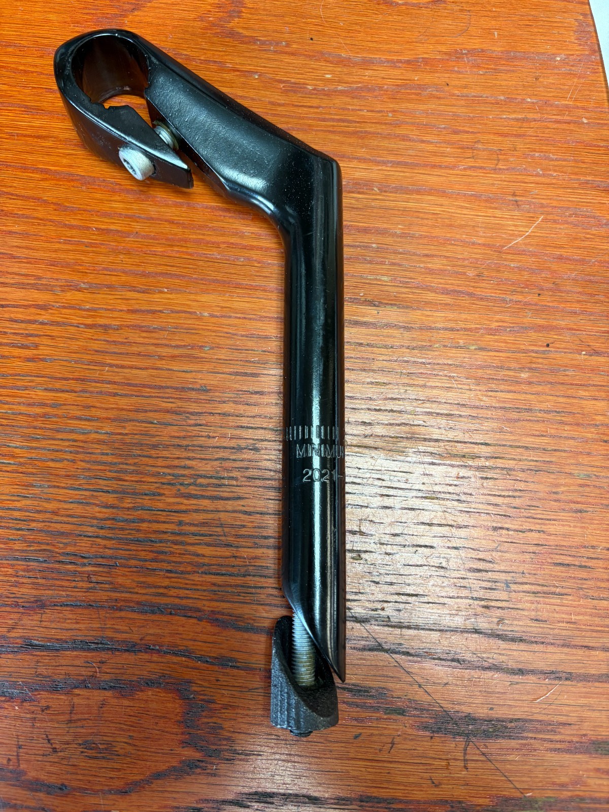 Fuji Alloy High Rise 1″ Quill BLK stem 22.2 x 80mm 40 degree Rise 25.4 Clamp Fu3