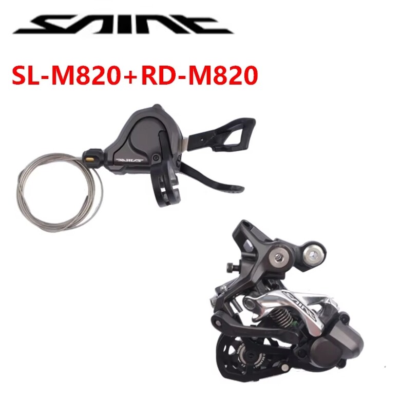Shimano SAINT M820 Series Shifter Lever Rear Derailleur 10 Speed Mountain Bike