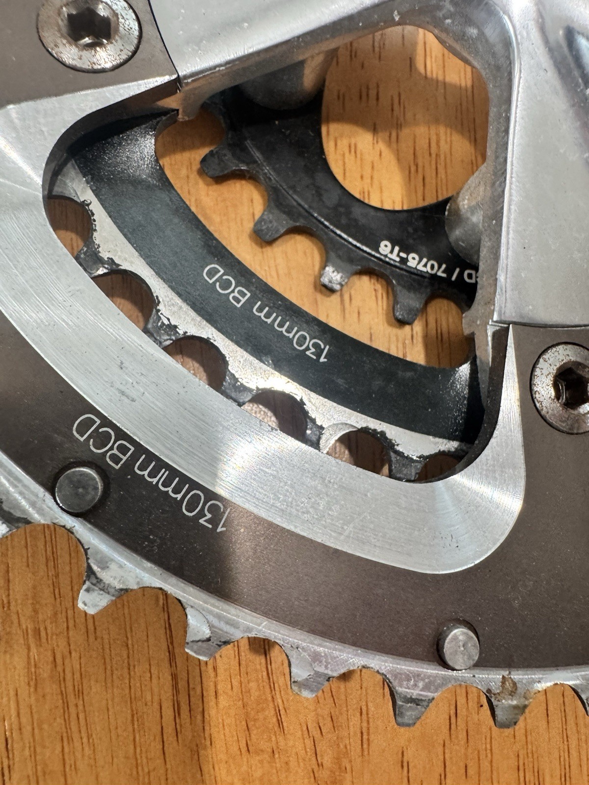 Origin8 Alloy Triple CrankSet 155mm Aluminum Square Taper Fsa Salsa Chainrings