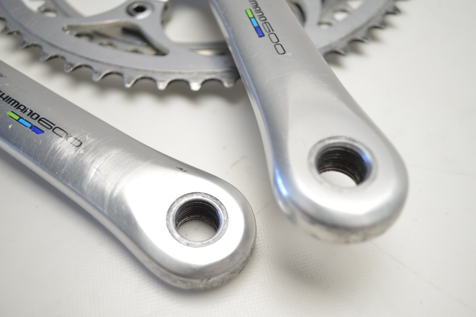 SHIMANO 600 ULTEGRA TRI-COLOR ROAD BICYCLE 170 MM SG-53/42 T CRANKSET FC-6400