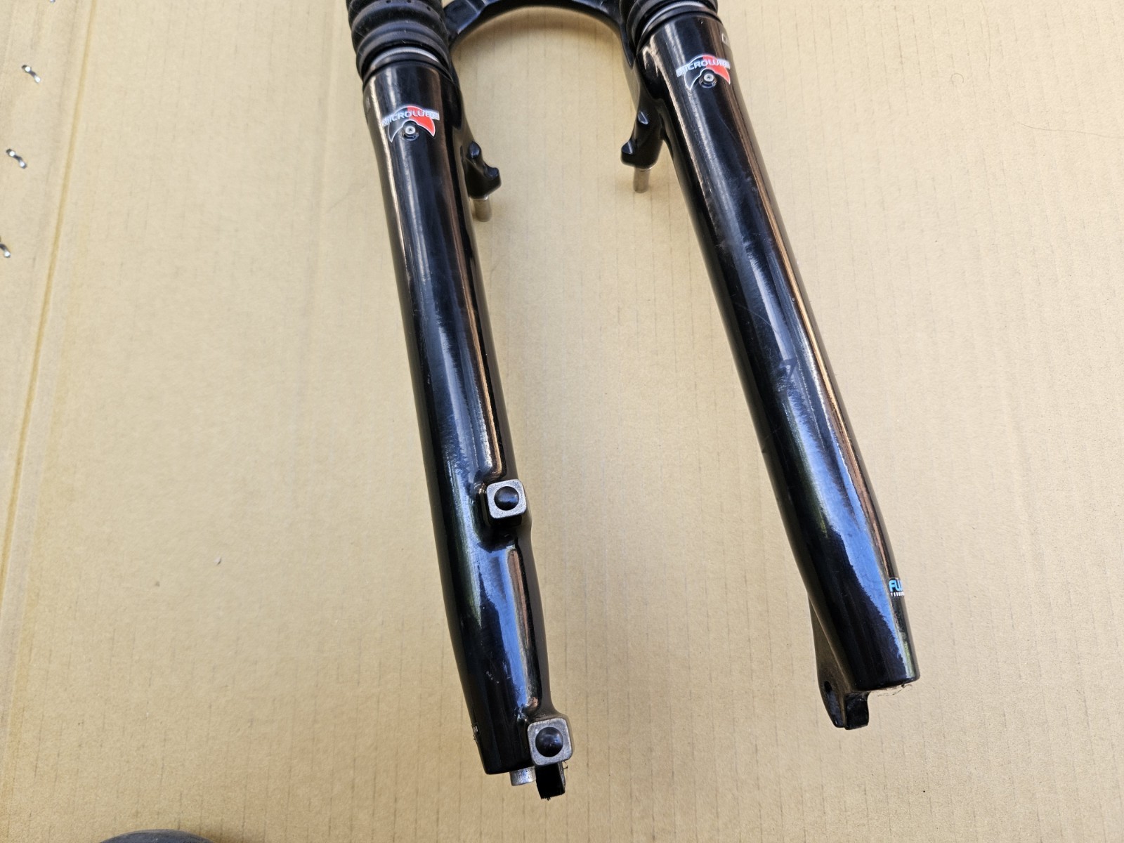 26″ Manitou Six Elite 80mm Mountain Bike Front Fork 1-1/8″ Steerer Disc V Brake