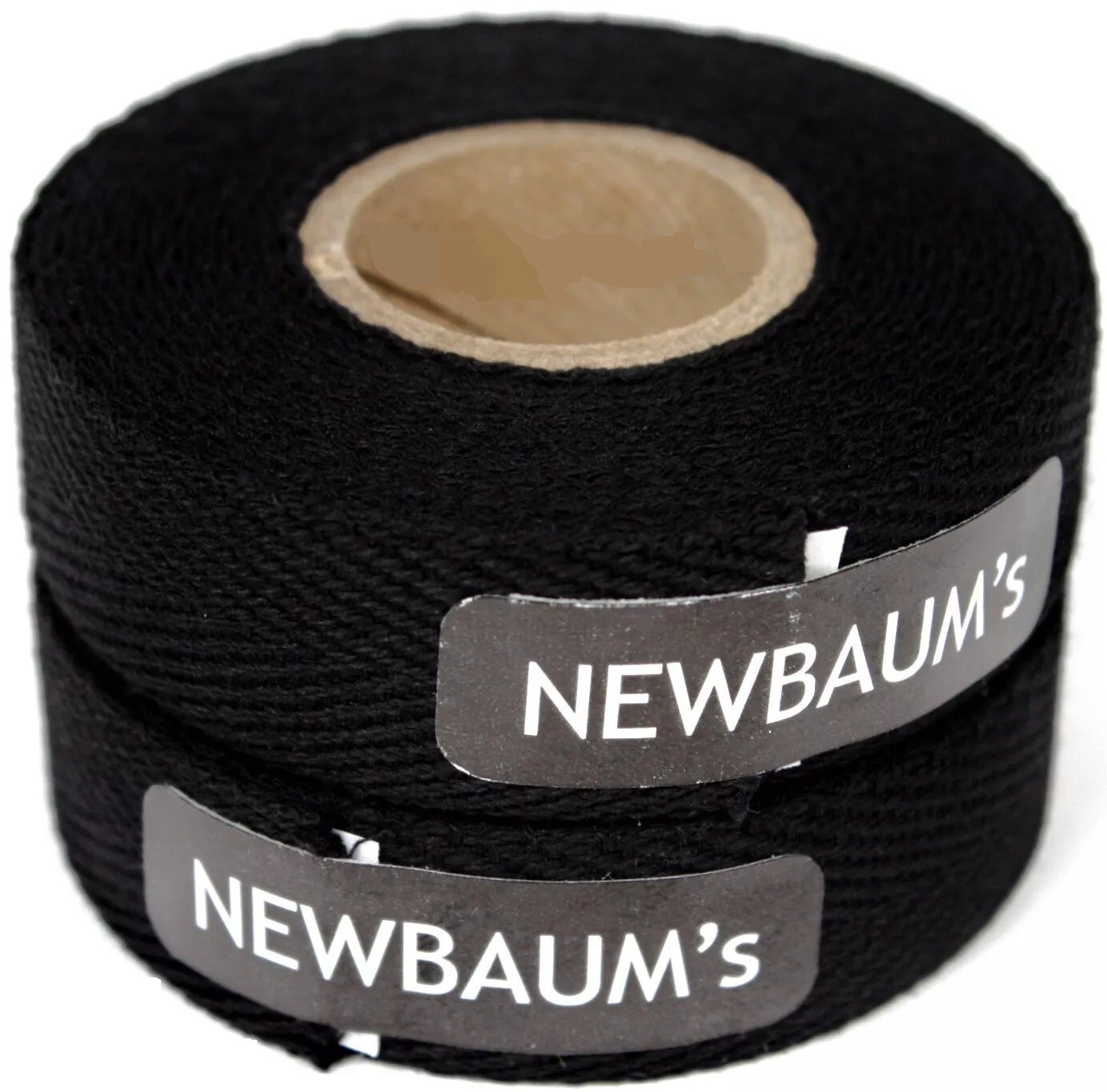 2-Rolls Newbaum’s Black Cotton Cloth Road Bike Handlebar Bar Tape Wrap Newbaums