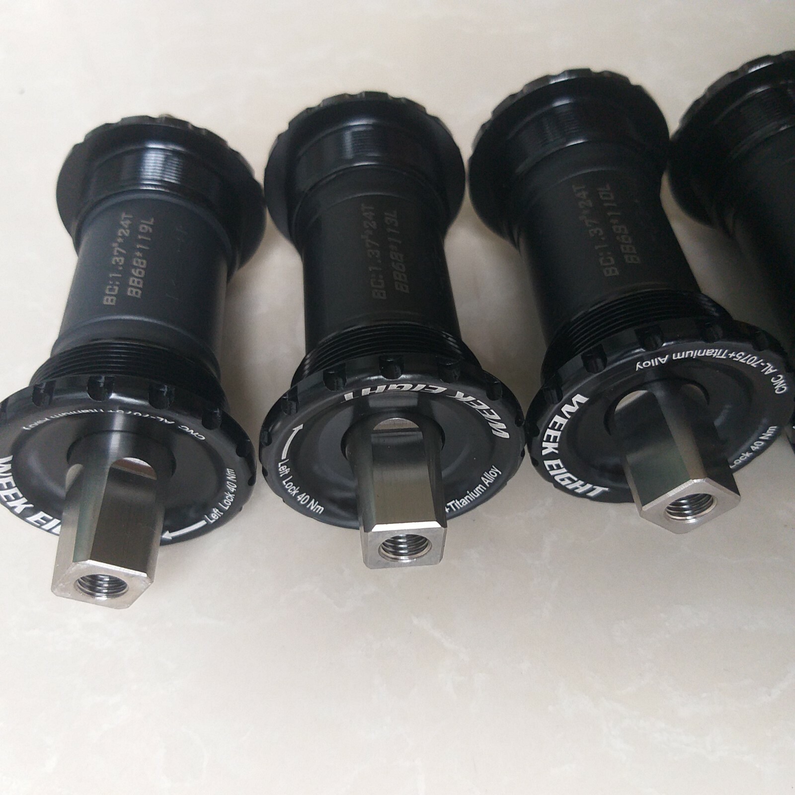 Titanium 103mm Bicycle Square Taper Bottom Bracket Bearing Cartridge 68mm 103L