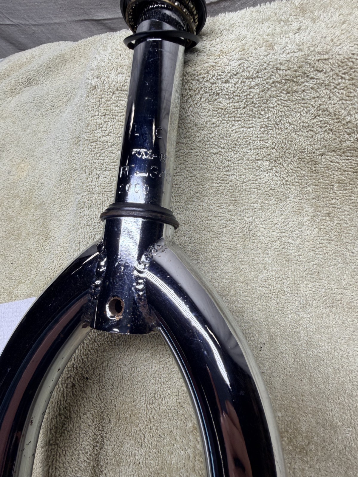 Mid School BMX 2000 Redline 1 1/8in Threadless Forks 20in – Chrome – 8/10 Clean