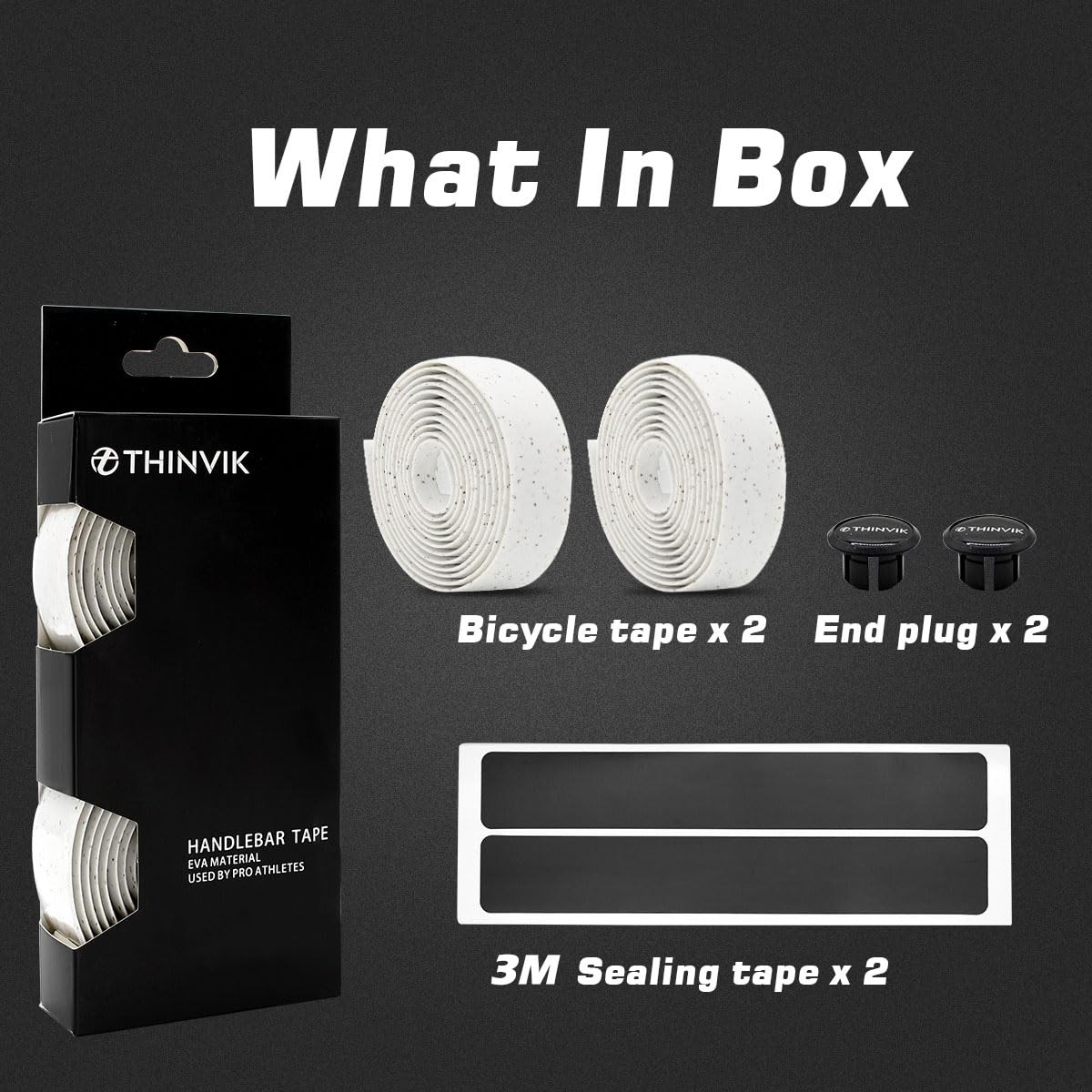 EVA Cork Bike Handlebar Tape, Environmental Bike Bar Tape, Anti-Slip Cycling …