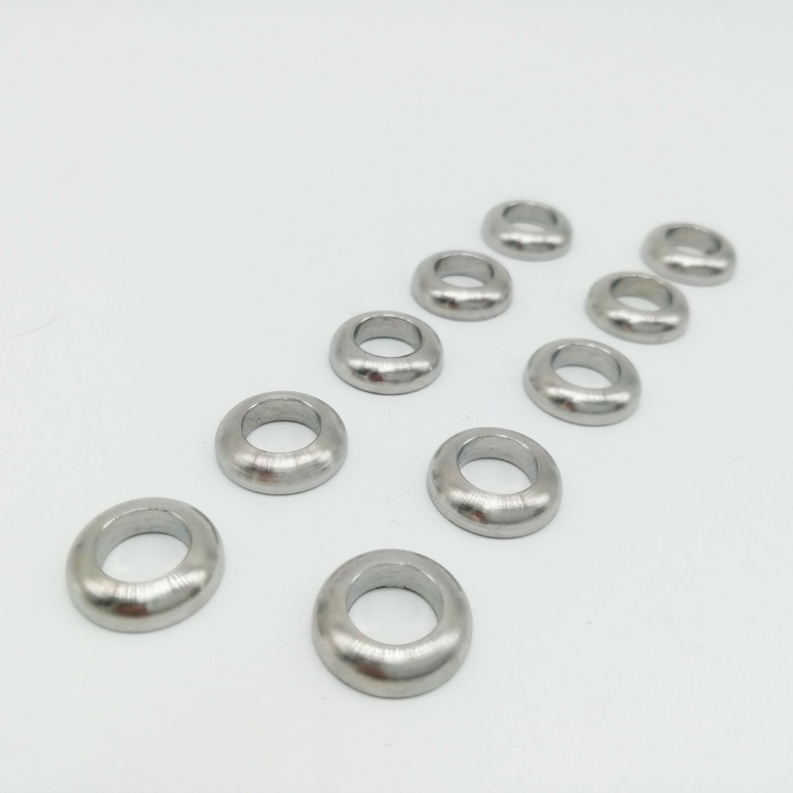 Titanium Alloy Ti M6 Convex Gaskets Washer Shim Pad For Bicycle Brake