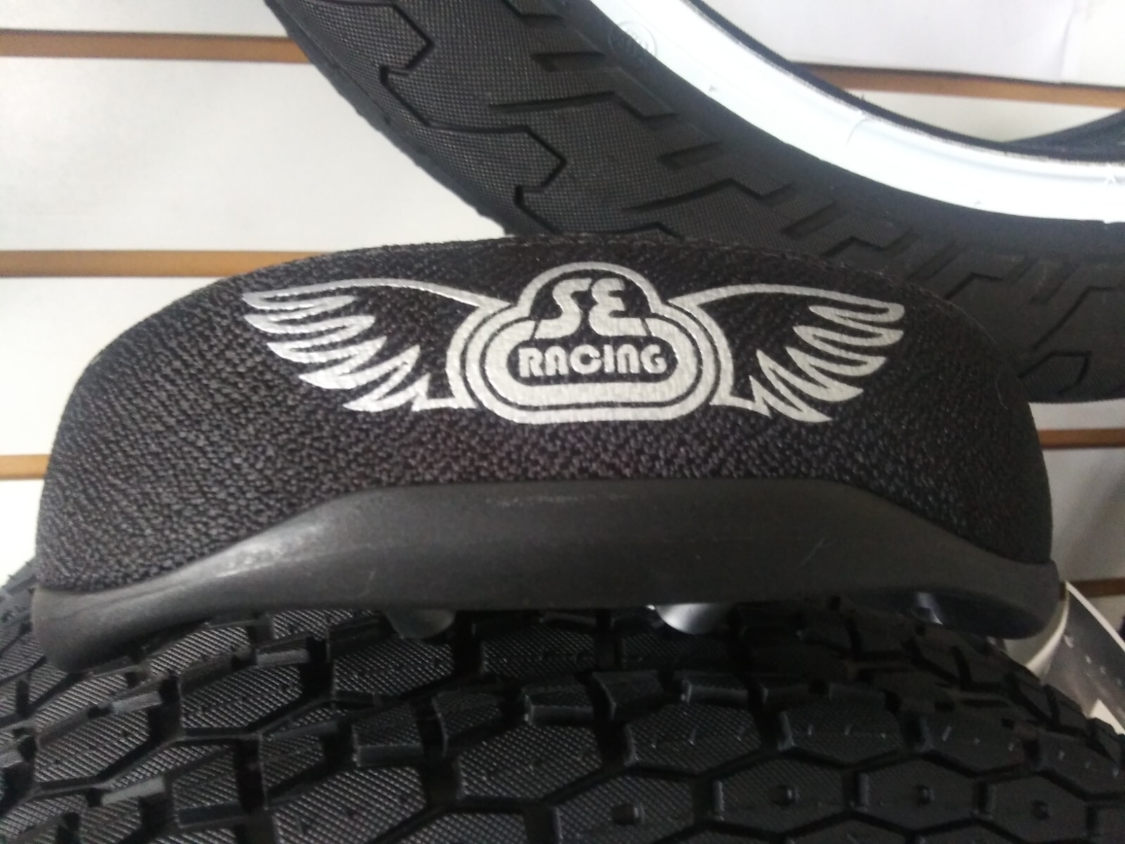 S.E flyer seat and ODI longneck grips with end caps in black