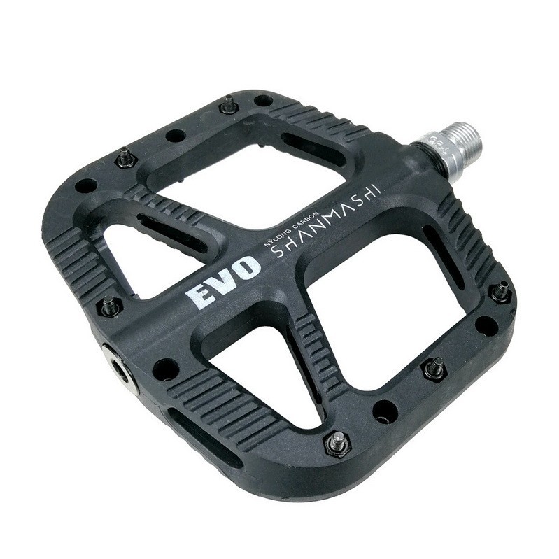 Mountain Bike Pedal Nylon Non-Slip 9/16 Bicycle Platform Flat Road MTB Pedals