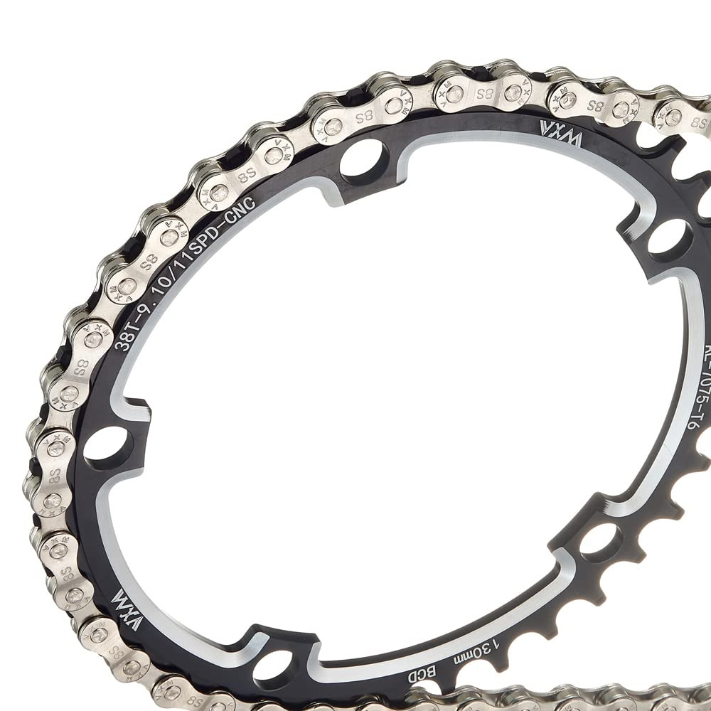 6/7/8/9/10/11 Speed Carbon Steel Bike Chain with Full Silver Plating, 116 Links,