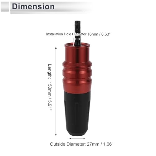 16mm M16 Motorcycle Slider Frame CNC Aluminum Alloy Anti Crash Protector Red