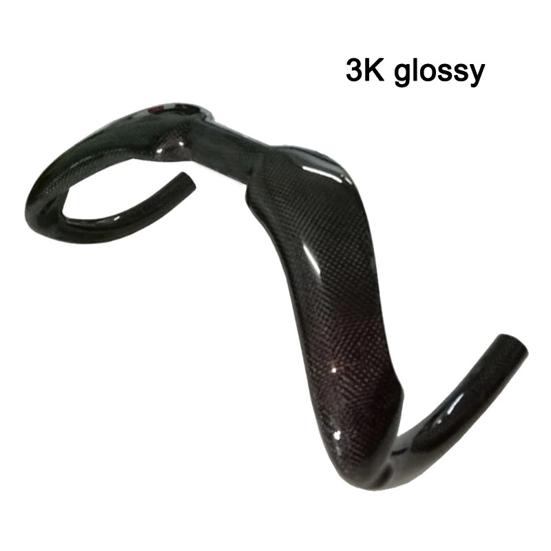 3K/UD Matte/glossy Finish Carbon Handlebar Track Bike Drop Bar 31.8mm 370/385mm