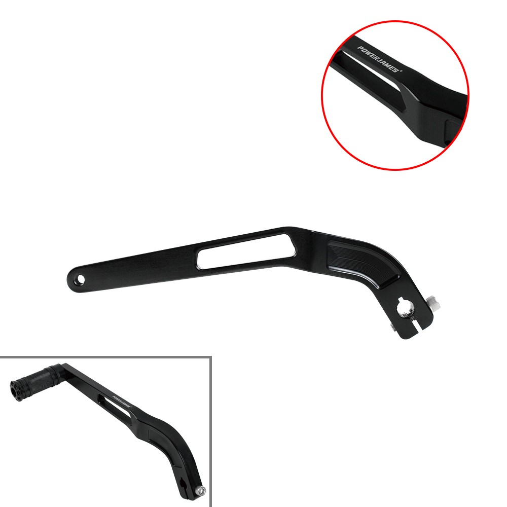 Black shift lever for Harley 18-Later Softail Standard Street Bob Low Rider S