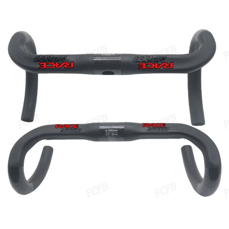 Carbon Road Bike Handlebar 300/320/340/360/380/400/420/440mm Internal Routing