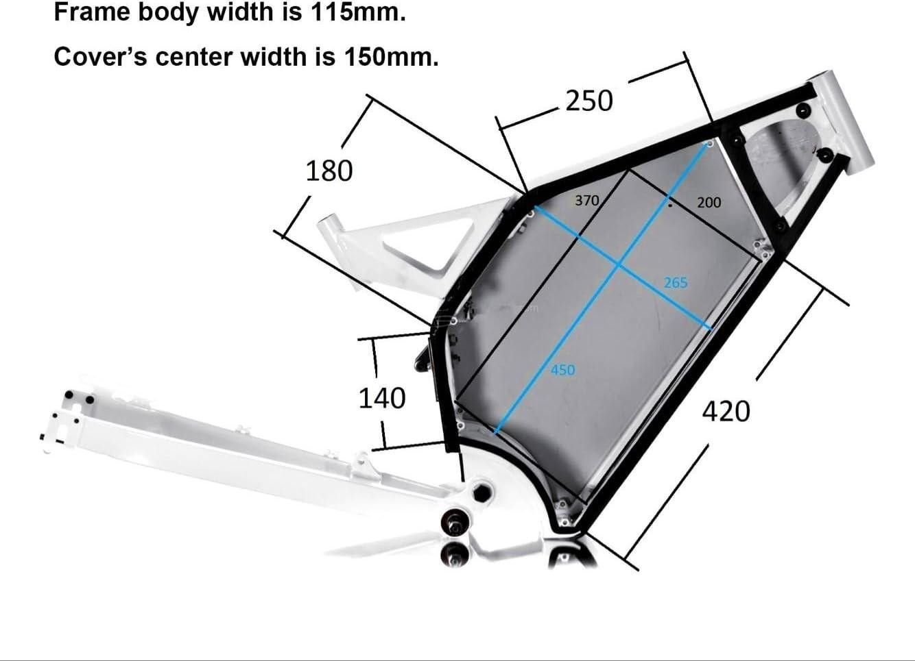 72V 40AH/45AH/49AH 150-200A BMS Batter-y For Fat Body Stealth Bomber Ebike