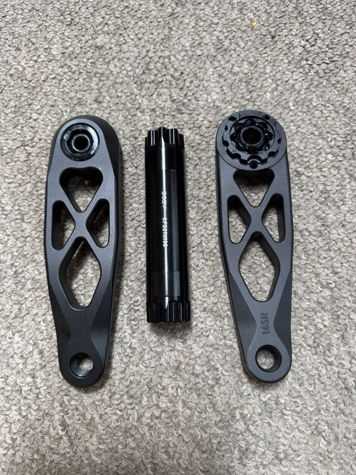 5Dev 145 R Spec Cranks With 130×29 Dub Spindle new