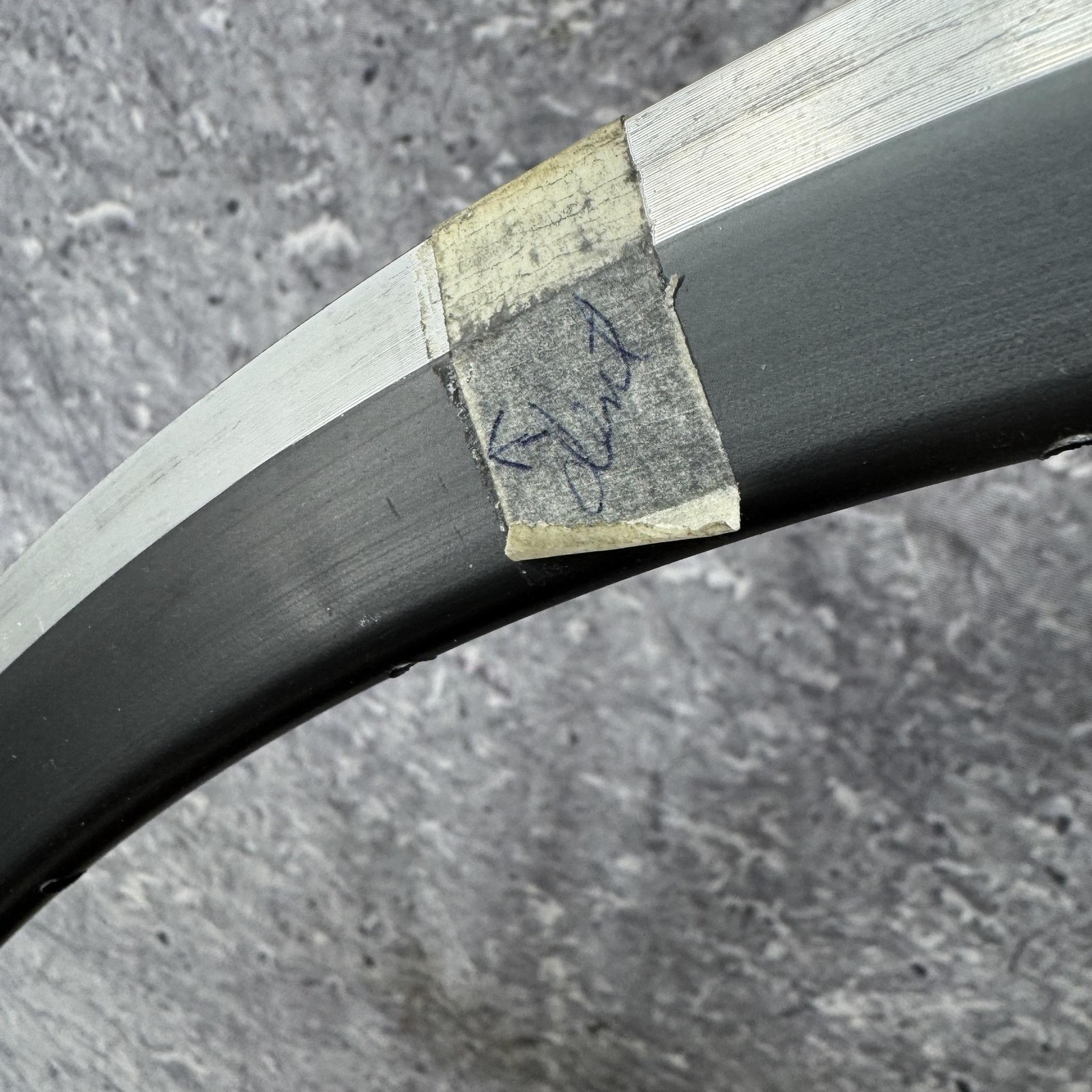 Vintage Velocity Deep V 700c Rim Set 32H Gray NOS Clincher Australia Ding Nicks