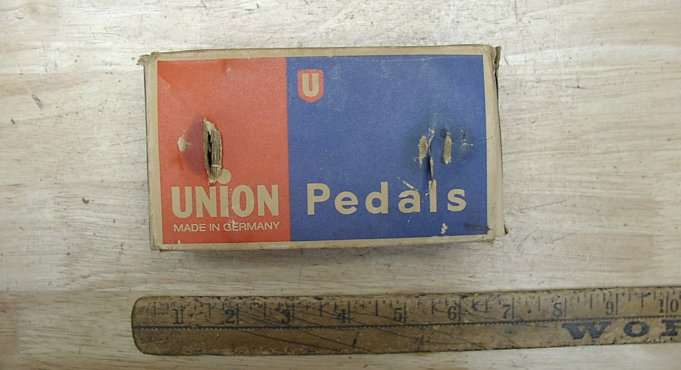 Vntg NOS UNUSED Bicycle Pedals W/Reflectors,3-1/2″ X 7/8″,Made In England,READ!