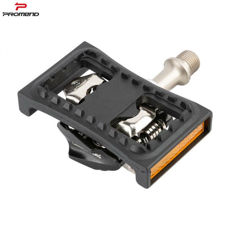 Promend MTB Pedal Cleats Flat Adapter Self Locking Pedal SPD Platform Conversion