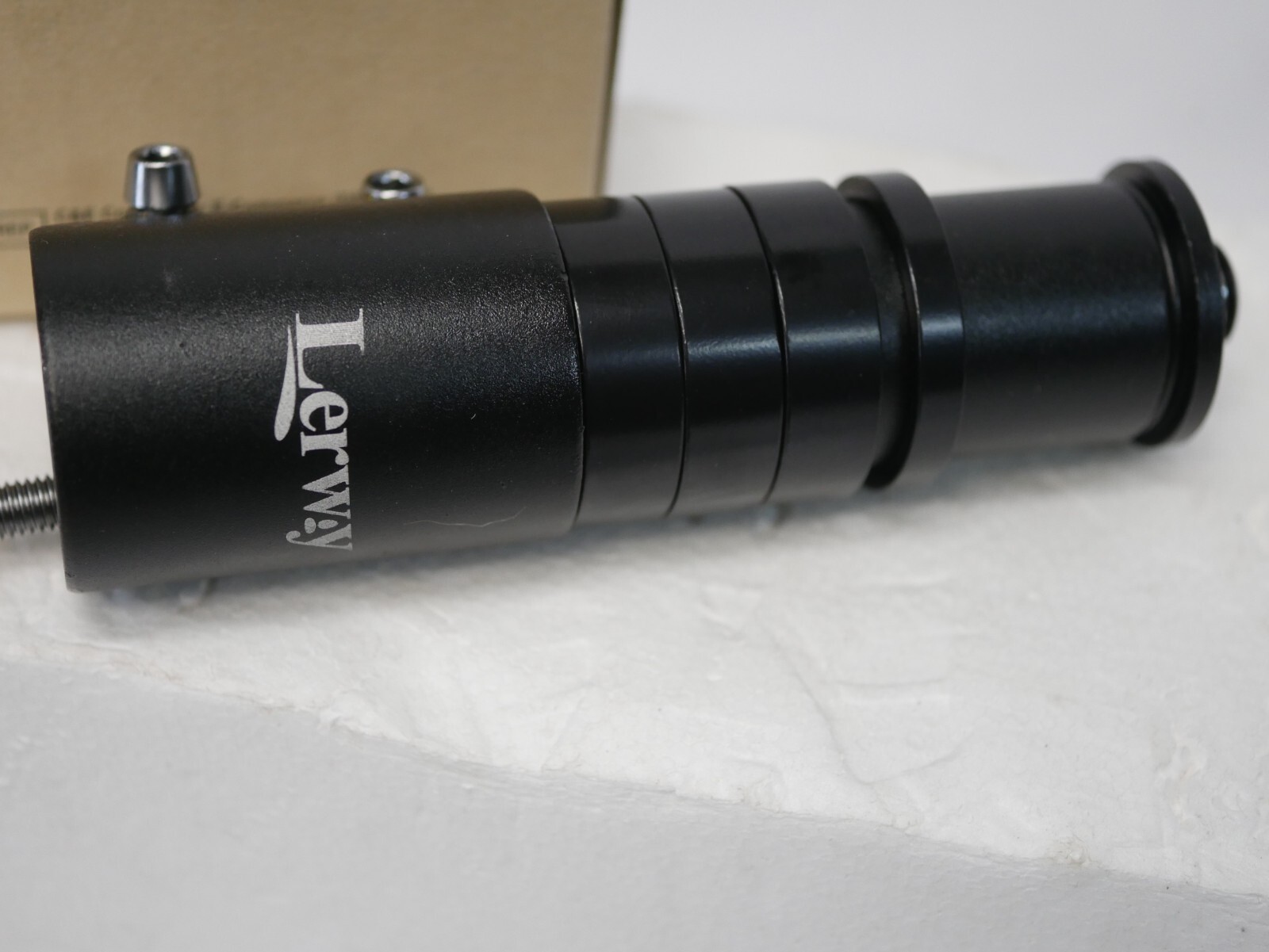 New Lerway 28.6mm or 1 -1/8″ Bicycle Stem Extender Black Aluminum Riser set