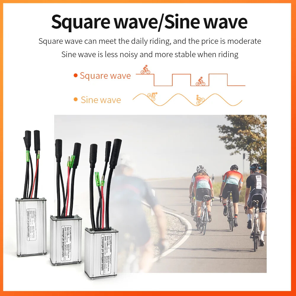 E-bike Controller 36V/48V 250W-1000W Waterproof Plug 15A/17A/22A/25A/30A Motor
