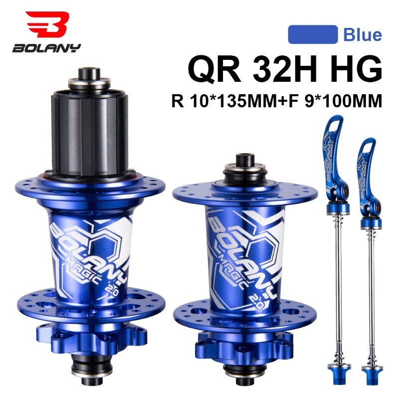 32H MTB Bicycle Disc Brake 6 Pawls 108 Clicks 4 Sealed Bearing Hubs XD HG QR