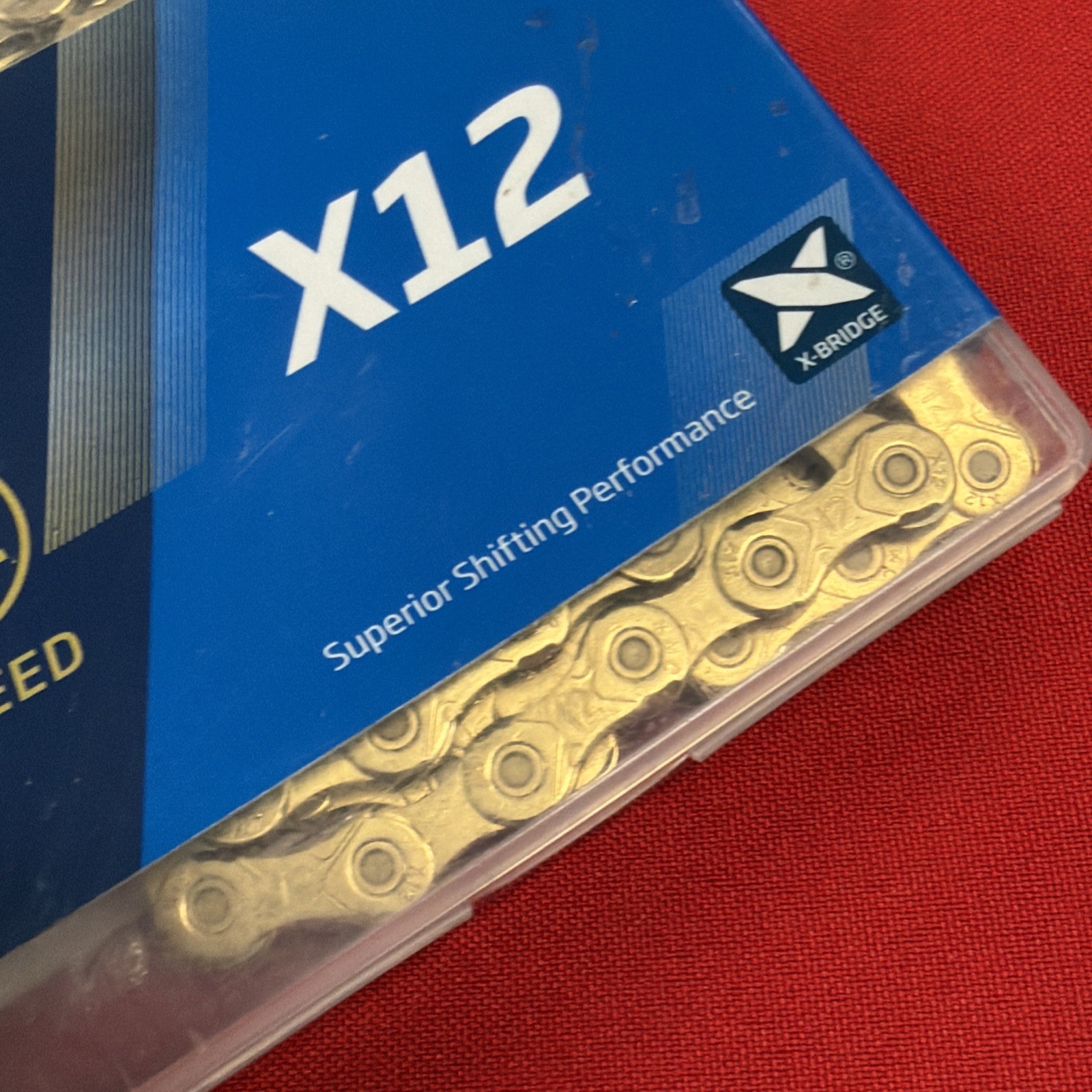 KMC X12 Gold Ti-N 12-Speed Bike Chain 126L fits SRAM GX NX Eagle 12sp Road / MTB