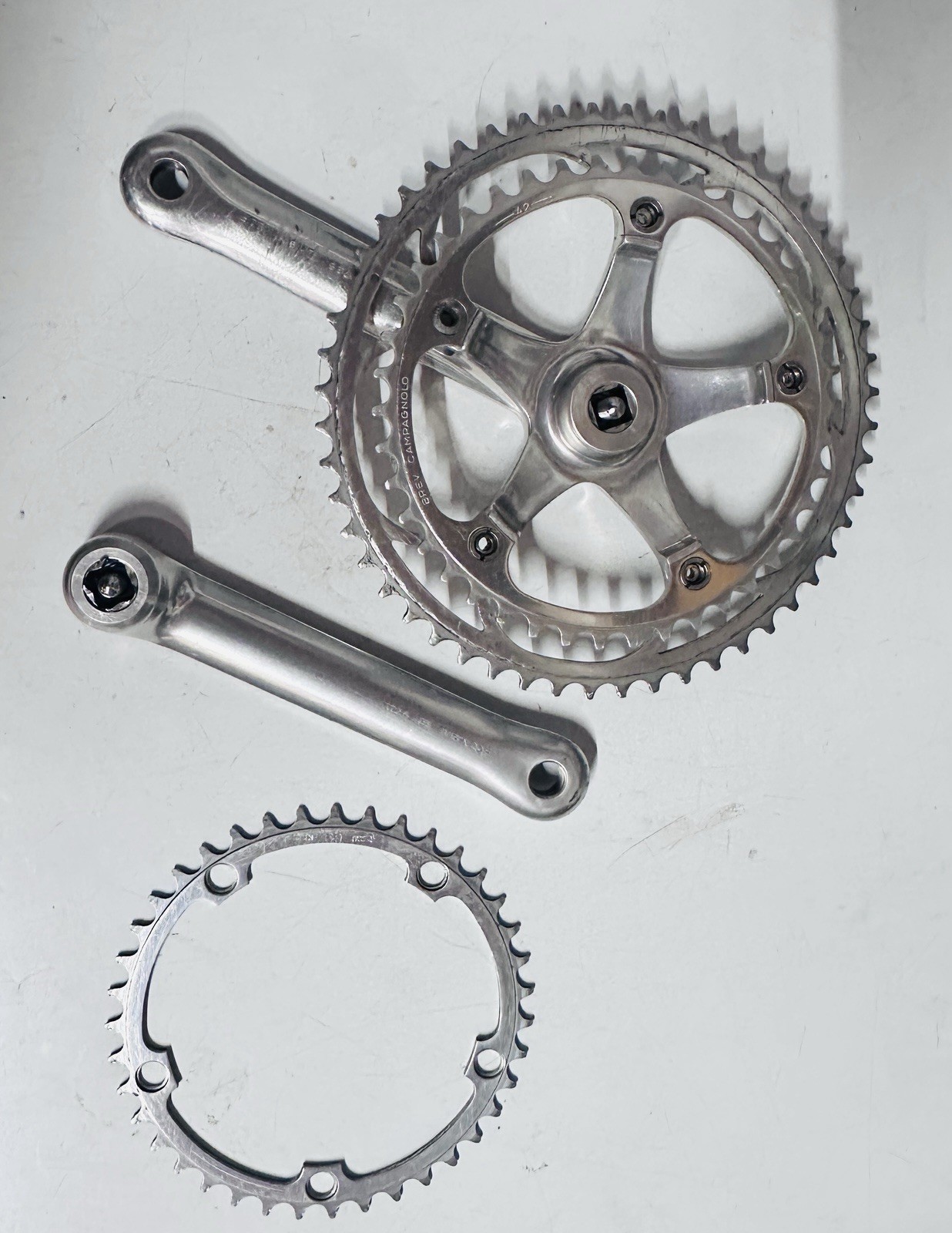 Campagnolo C-Record Crankset 172.5 52/42 & 39t Mavic Ring