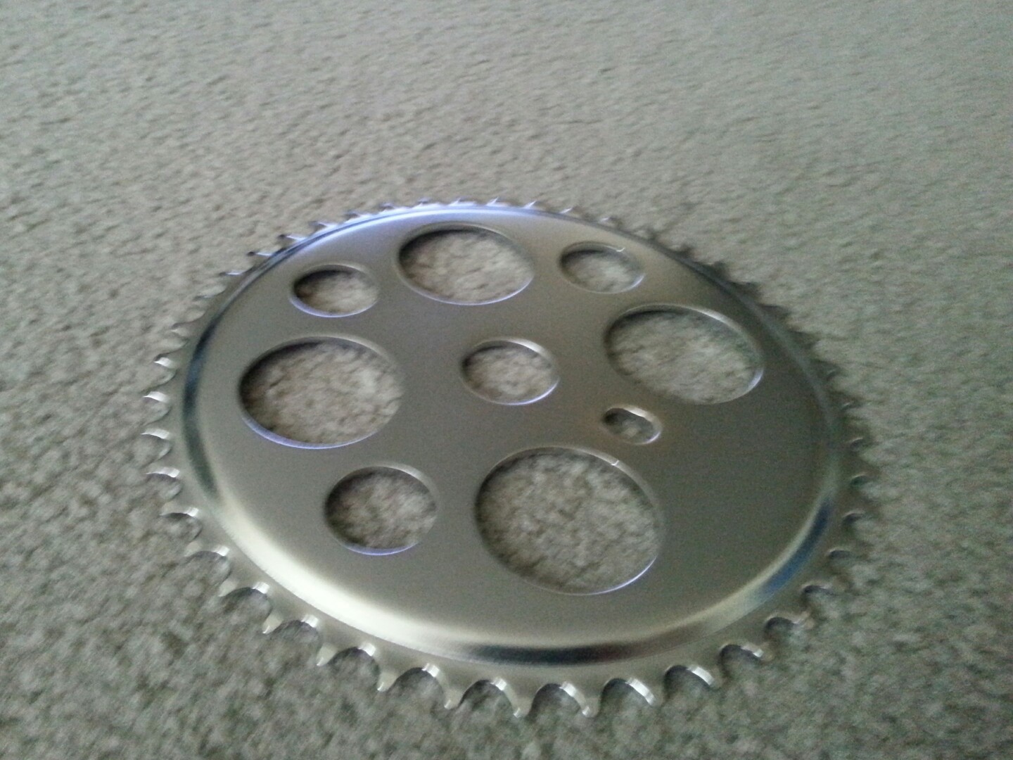 LUCKY 7 BICYCLE SPROCKET /CHAIN RING 46T VINTAGE BEACH CRUISER , SCHWINN STYLE