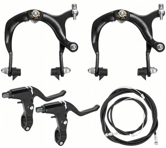 Bike Brakes Calipers Set,Side Pull Brake Set,69-96mm Reach,for Bike C Shape