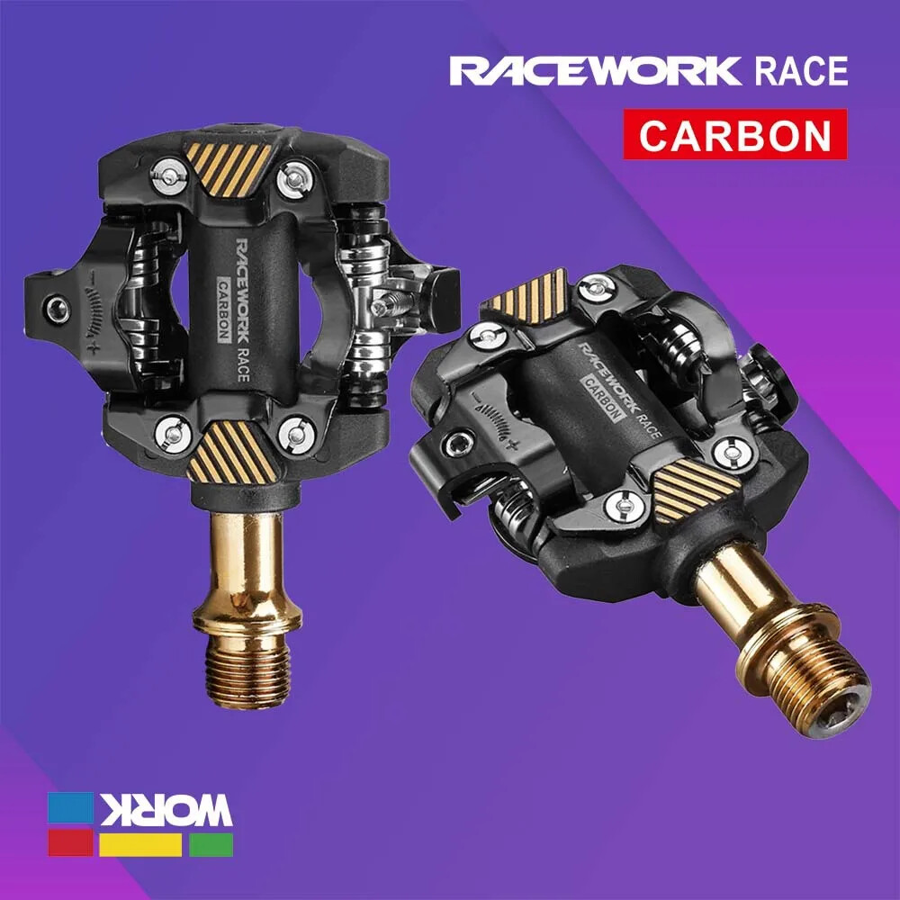 Self-Locking SPD Pedals Mountain Bike Cleats Bearing Footrest Bicycele Parts