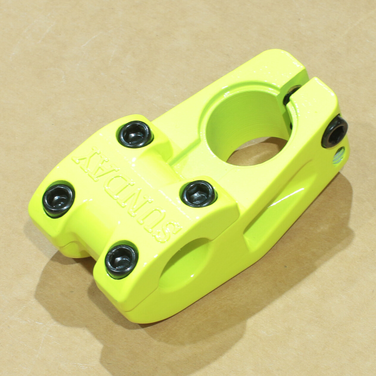 SUNDAY BMX BIKE FREEZE BICYCLE STEM BLACK BLACK BLUE PINK POLISHED RAW YELLOW