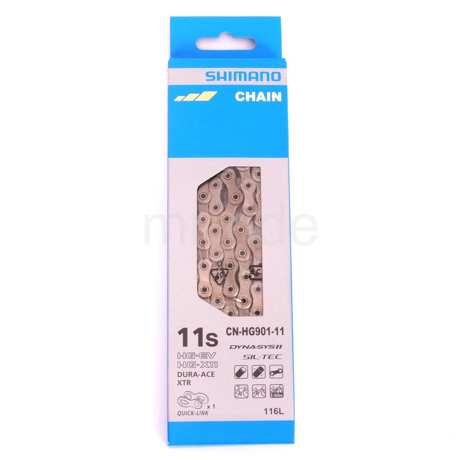 Shimano CN-HG901-11 11-speed 116L XTR / Dura Ace / E-Bike w/Quick-Link Chain NIB