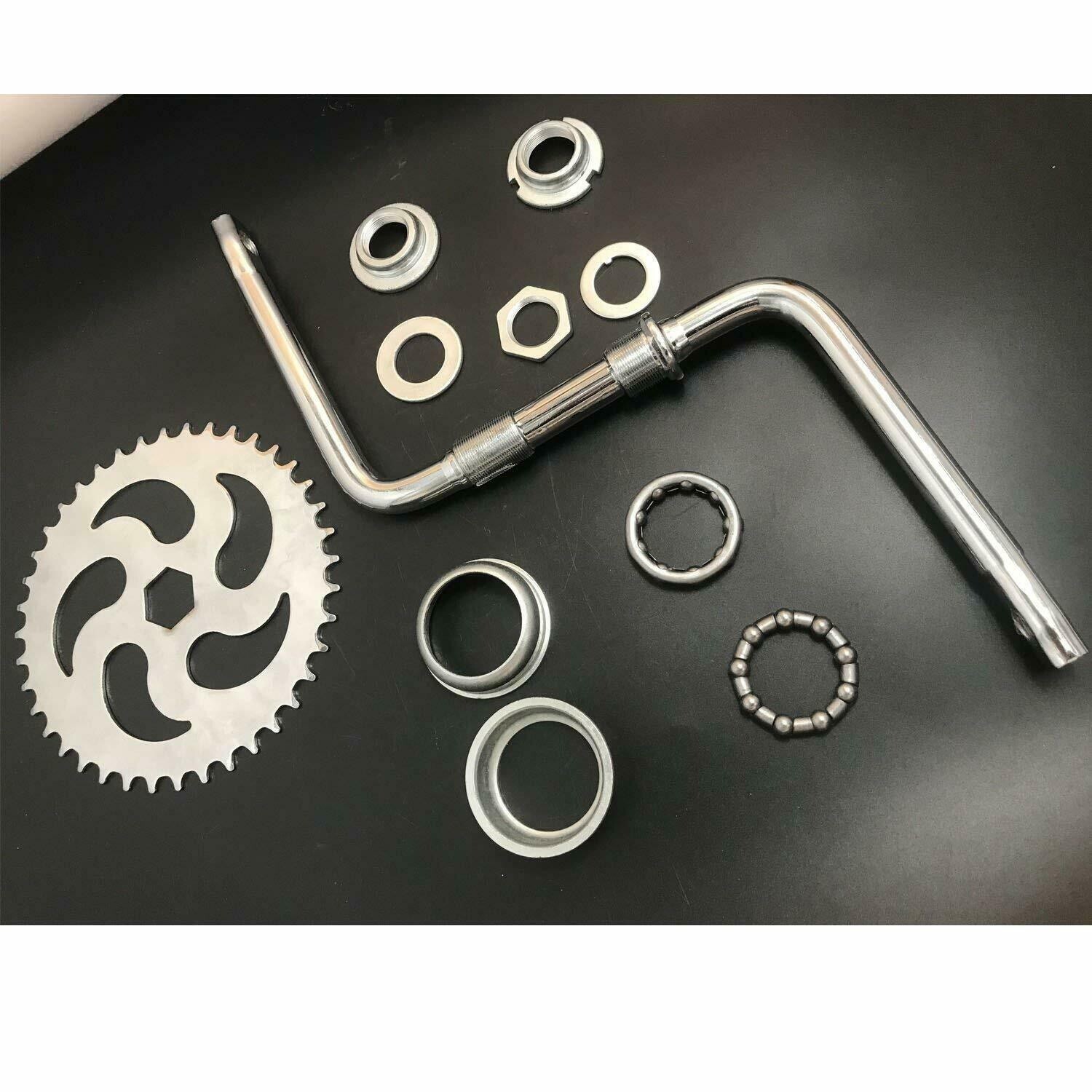 CDHPOWER 2»Cup Wide Pedal Crank Kit One-Piece Crank for 2 Stroke 4 Stroke Motor